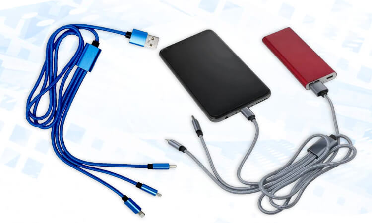 cable cargador varios conectores
